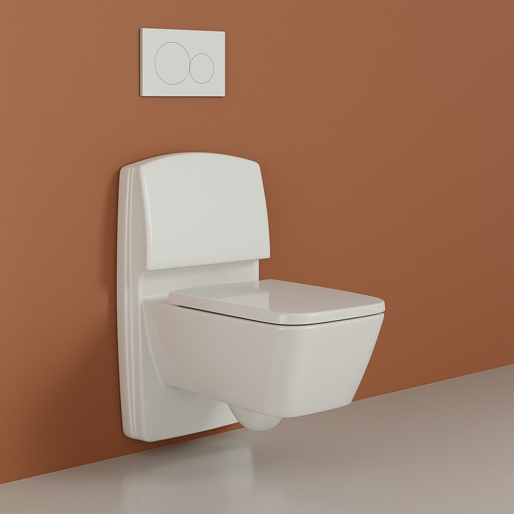 Bathroom grab bar for toilet safety