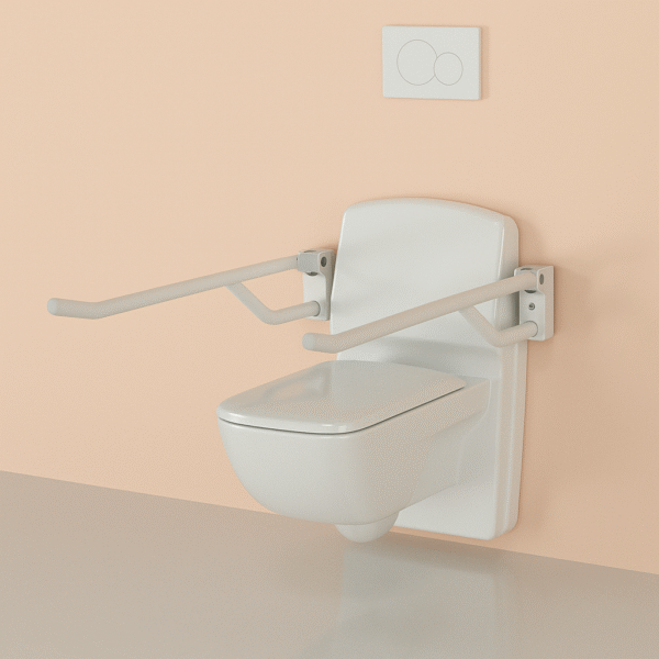 Raised toilet seat for seniors and disabled